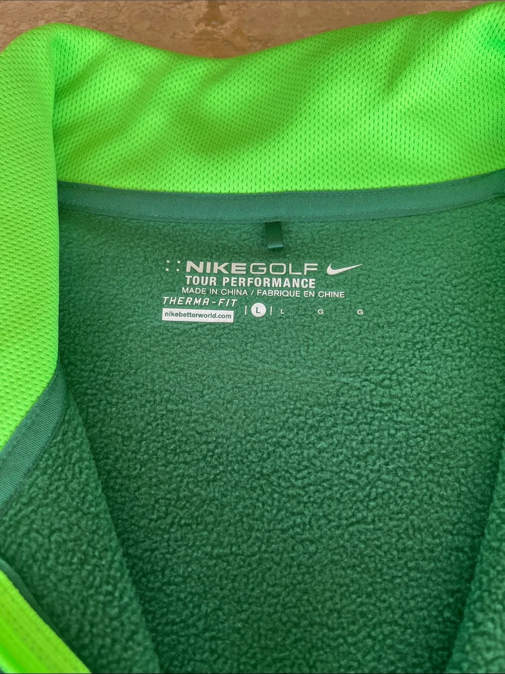 Nike Therma-FIT Cover Up 1/2 Zip Pullover Golf Jacket Men's L